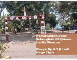 Dijual Tanah Pekarangan Luas Selangkah RS Queen Latifa - Sleman Yogyakarta