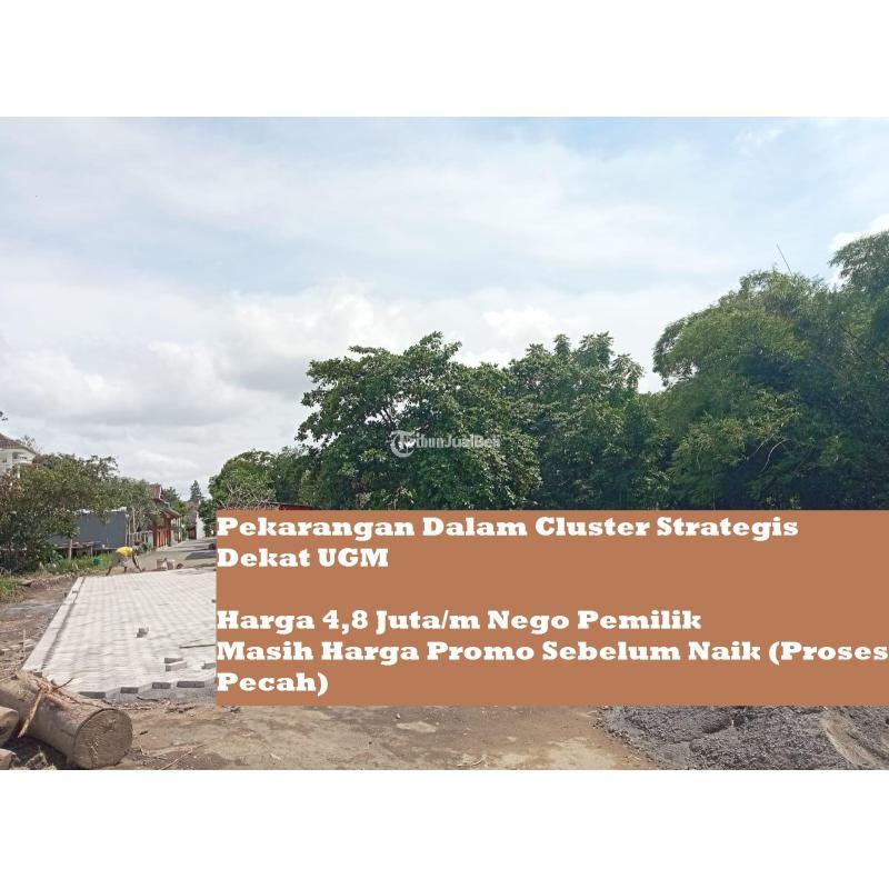 Dijual Tanah Pekarangan Dalam Cluster Strategis Dekat UGM LT115 SHM - Sleman Yogyakarta