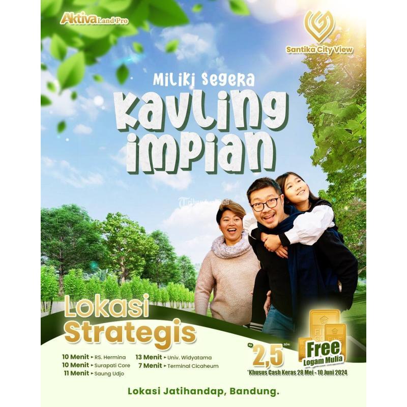 Dijual Tanah Kavling di Jatihandap Investasi Cerdas, Keuntungan Berlipat LT110 - Bandung Jawa Barat 