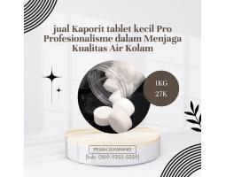 Kaporit tablet kecil Pro Profesionalisme dalam Menjaga Kualitas Air Kolam - Bogor Jawa Barat