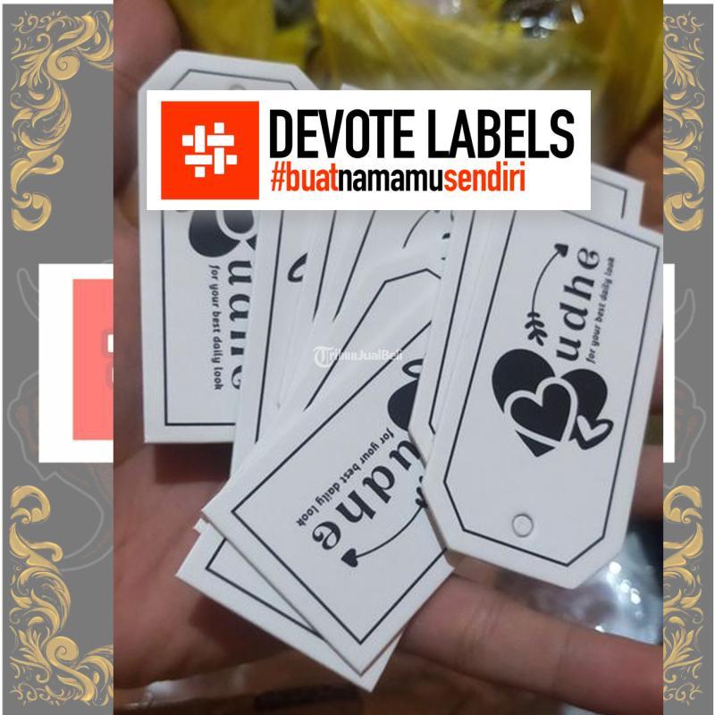 Label Baju Nylon Wovendamask - Ngawi Jawa Timur