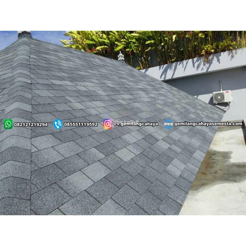Bali Bitumen Asphalt Shingles Genteng Aspal Flat Atap Sirap Rectangular - Sidoarjo Jawa Timur