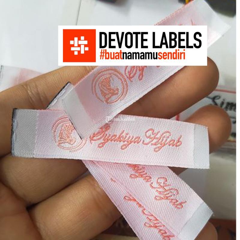 Produsen Woven Damask Devote Label - Gresik  Jawa Timur