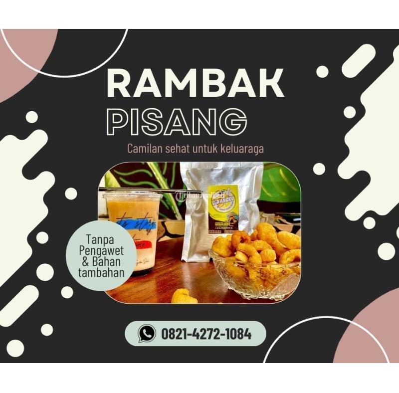 Produsen Rambak Pisang Camilan Sehat Tanpa Gula Tambahan - Malang Jawa Timur 