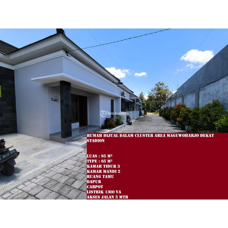 Jual Rumah Dalam Cluster LT95 LB65 3KT 2KM SHM Area Maguwoharjo Dekat Stadion - Sleman Yogyakarta