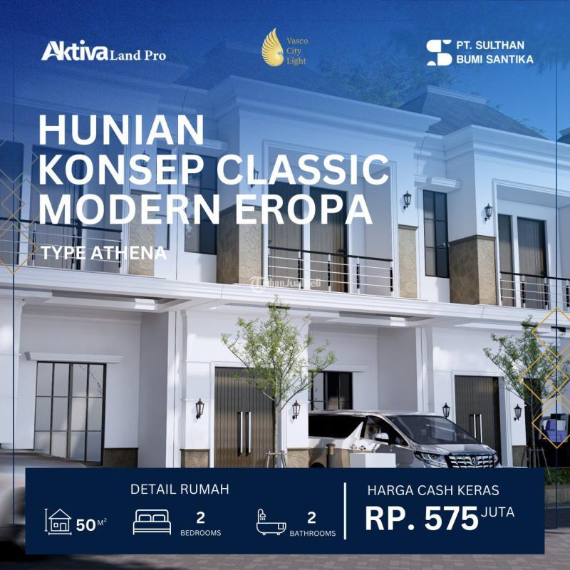 Jual Rumah Mewah Modern Tipe 50 dengan Gaya Klasik Eropa Vasco City Light - Bandung Barat Jawa Barat
