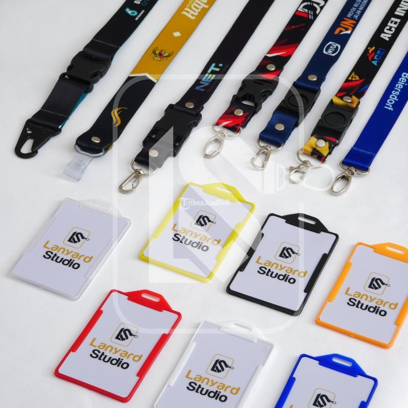 Promo Paket Fullset Custom Tali Lanyard, Cetak RFID Card Free Case ...