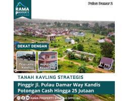 Jual Tanah Kavling Luas 100m2 SHM Murah Dekat Pasar Perumnas Way Kandis - Bandar Lampung