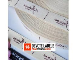 Produsen Label Tafeta Devote Labels - Bojonegoro Jawa Timur