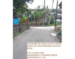 Jual Tanah Luas 198 m2 Kavling Kecil Akses Jalan 2 Timur Jogja Bay Maguwoharjo - Sleman Jogja