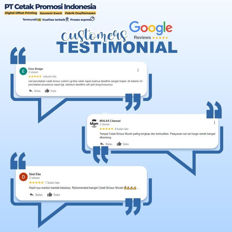 Percetakan Brosur Promosi Event Lipat 3 Murah Terdekat - Surabaya Jawa Timur