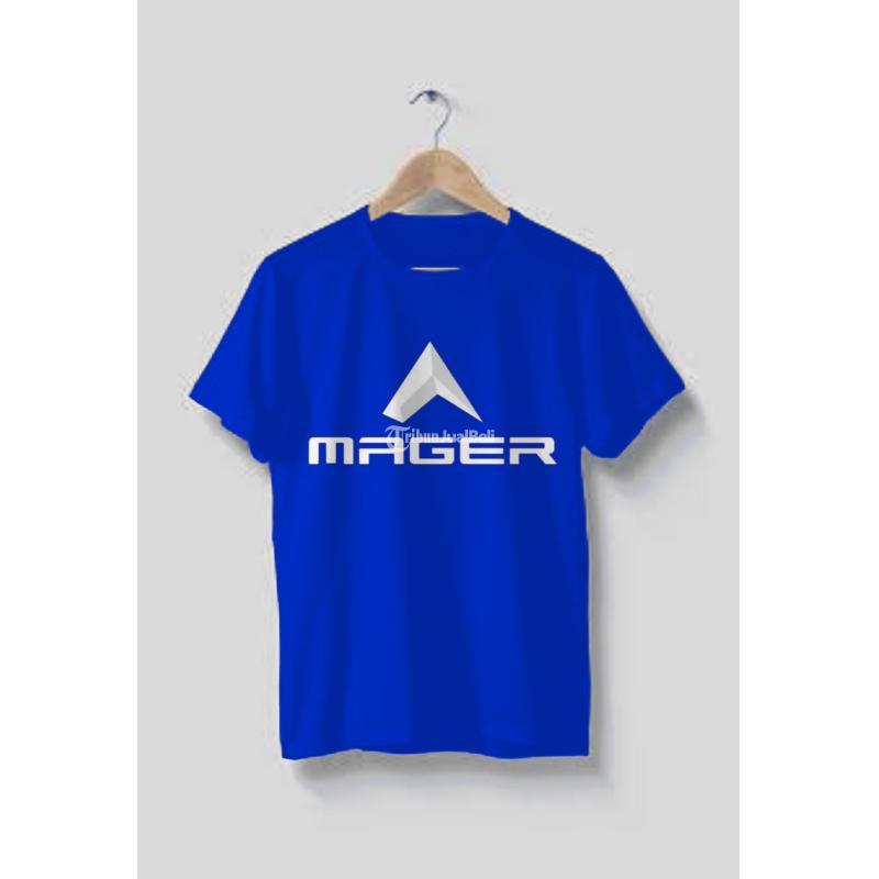 Kaos Polos Warna Biru Harga Terjangkau Bahan Premium - Banyumas Jawa Tengah