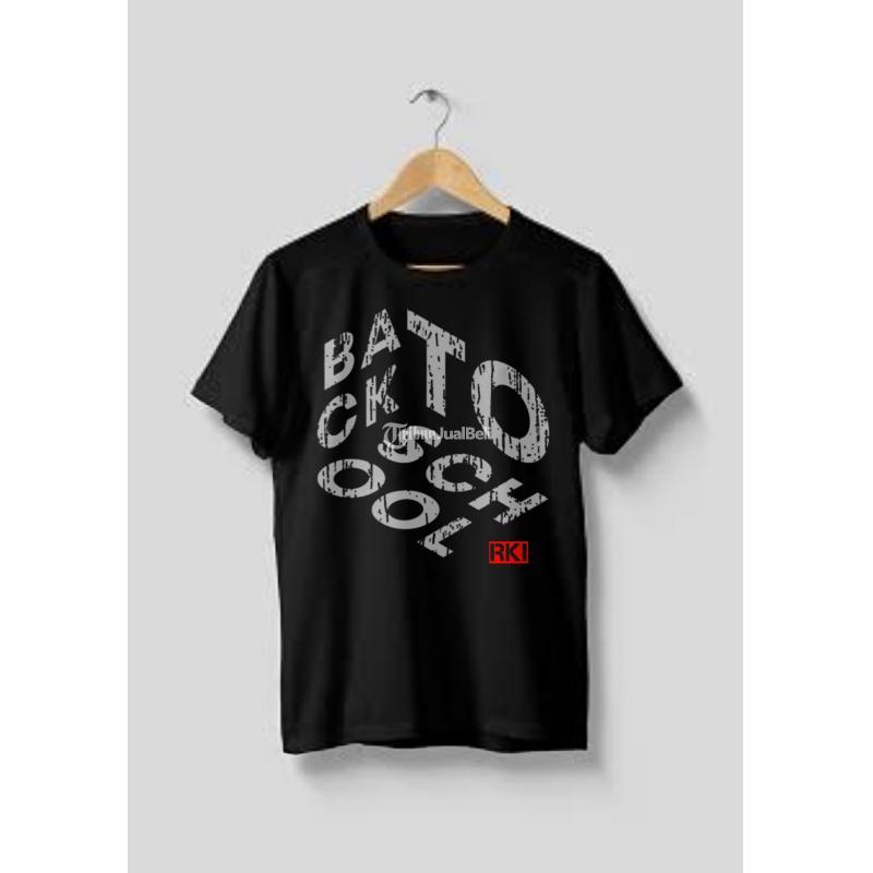 Kaos Hitam Bahan Premium Harga Terjangkau - Banyumas Jawa Tengah