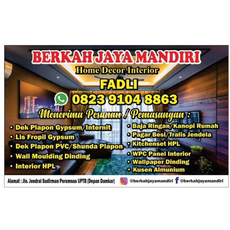 Tukang Plafon Profesional Layani Pasang PVC GRC Gypsum - Pangkal Pinang Bangka Belitung
