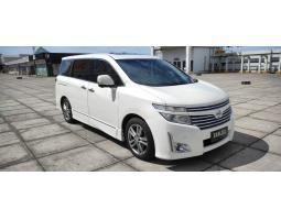 Mobil Nissan Elgrand HWS 2012 AT Bekas Pajak Panjang KM 118RB Plat Ganjil - Jakarta Utara
