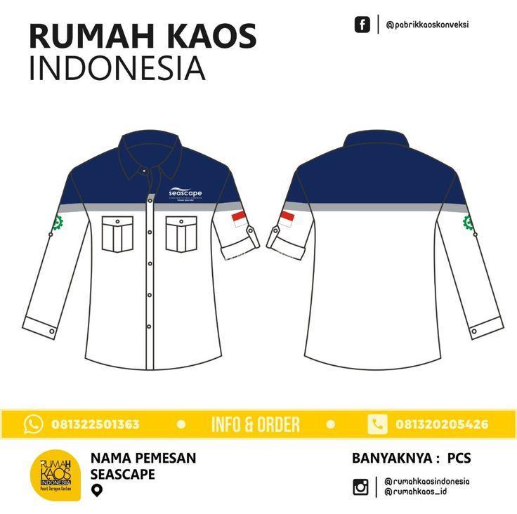 Langsung Konveksi Kemeja Putih Biru atau Pdl Menerima Pesanan - Lampung Selatan