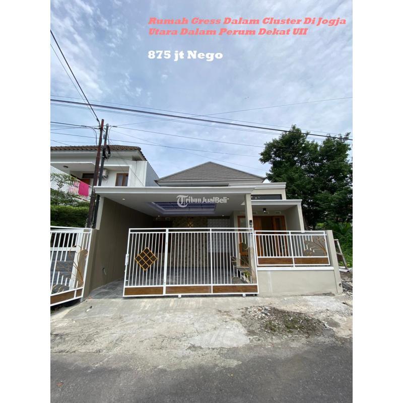 Dijual Rumah Gress Dalam Cluster Di Jogja Utara Dalam Perum Dekat UII - Sleman Yogyakarta