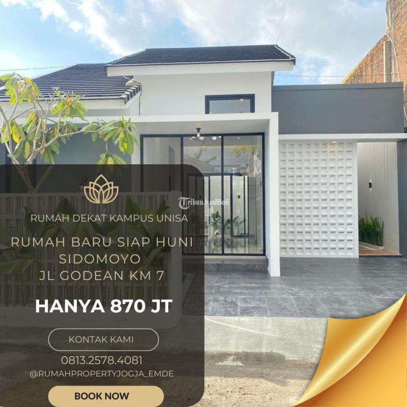 Jual Rumah Siap Huni Baru Tipe 80 Godean dekat Kampus UNISA di Jl Godean Km 7 - Sleman Jogja