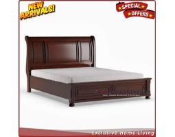 Tempat Tidur Tempat Tidur Jati 200x200 Klasik Eropa Dipan Jati - Denpasar Bali