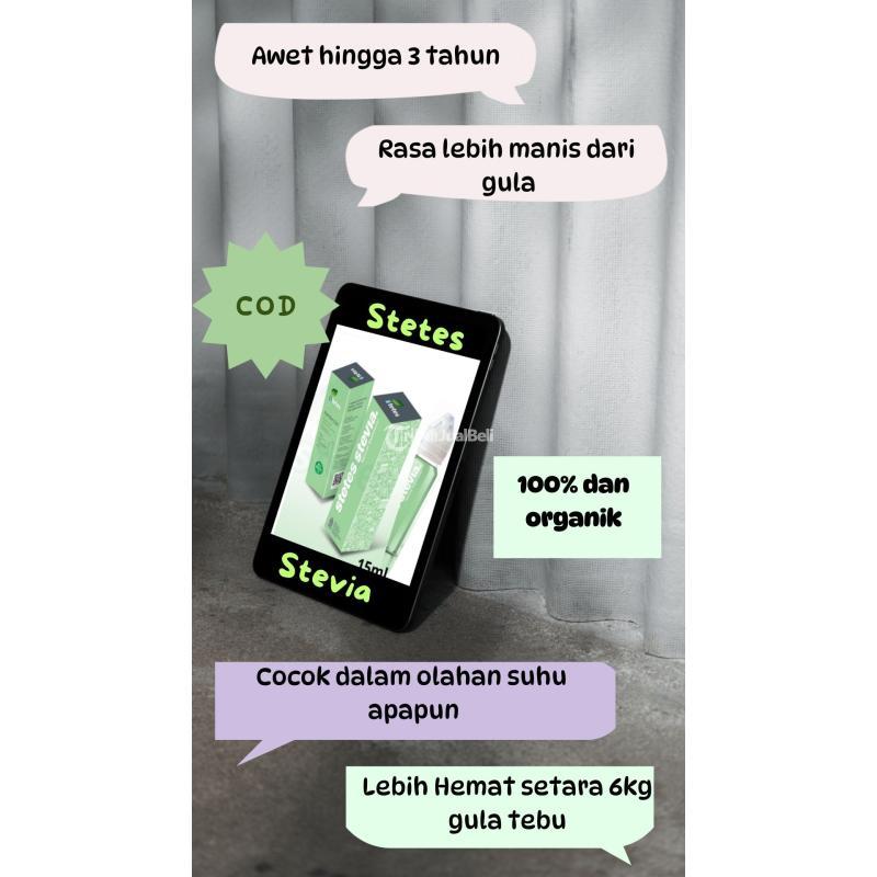 Supplier Resmi Stetes Stevia Termurah Untuk Diet Diabetes Buton Tengah 15ml - Makassar Sulawesi Selatan
