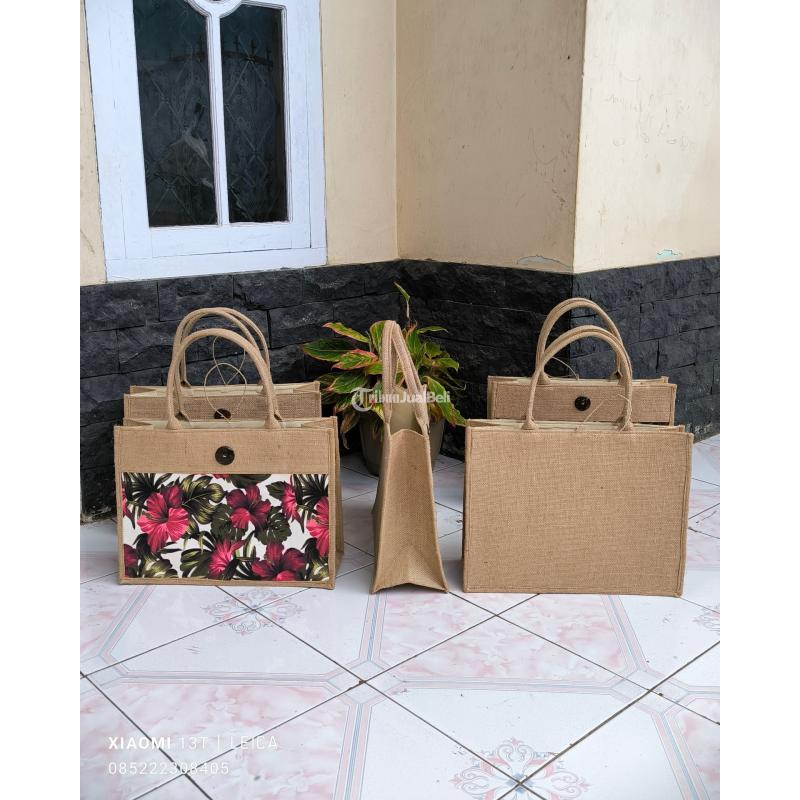 Tas Goni Canvas Bunga - Jember Jawa Timur