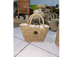 Seagrass Bag Natural Tebraik - Jimbrana Bali 