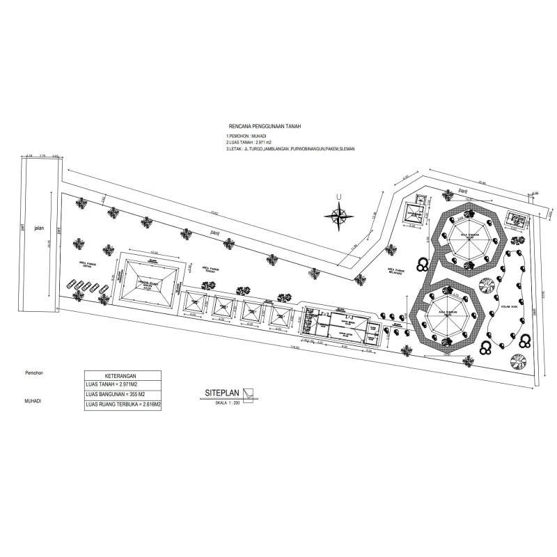 Jual Tanah Luas 2971m2 SHM Pinggir Jalan Aspal Turgo Pakem Luas Banget - Sleman Yogyakarta