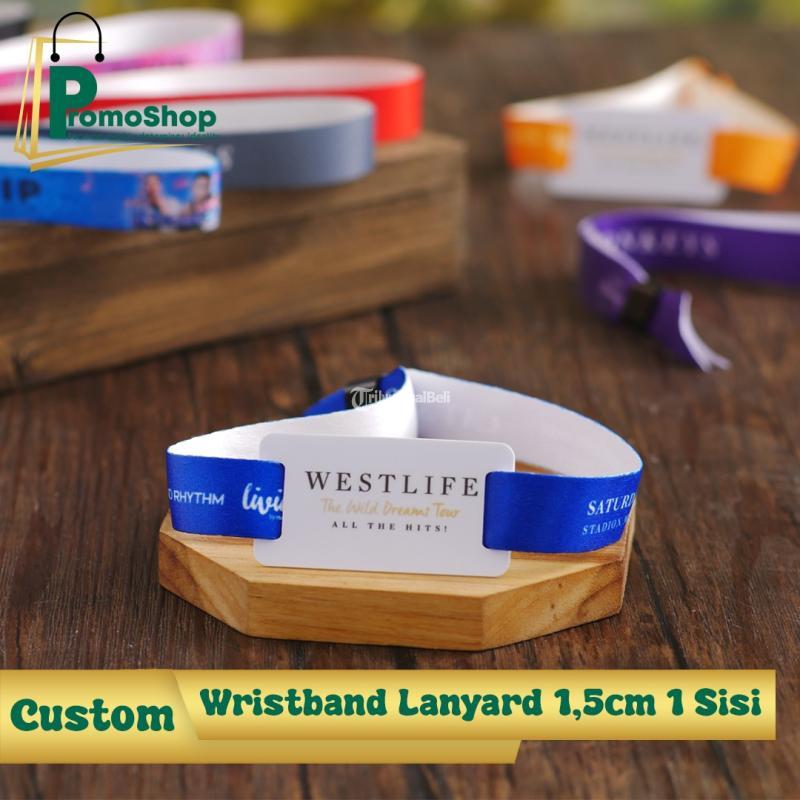 Cetak Wristband Lanyard Event Konser 1 Sisi Murah Terdekat - Surabaya Jawa Timur
