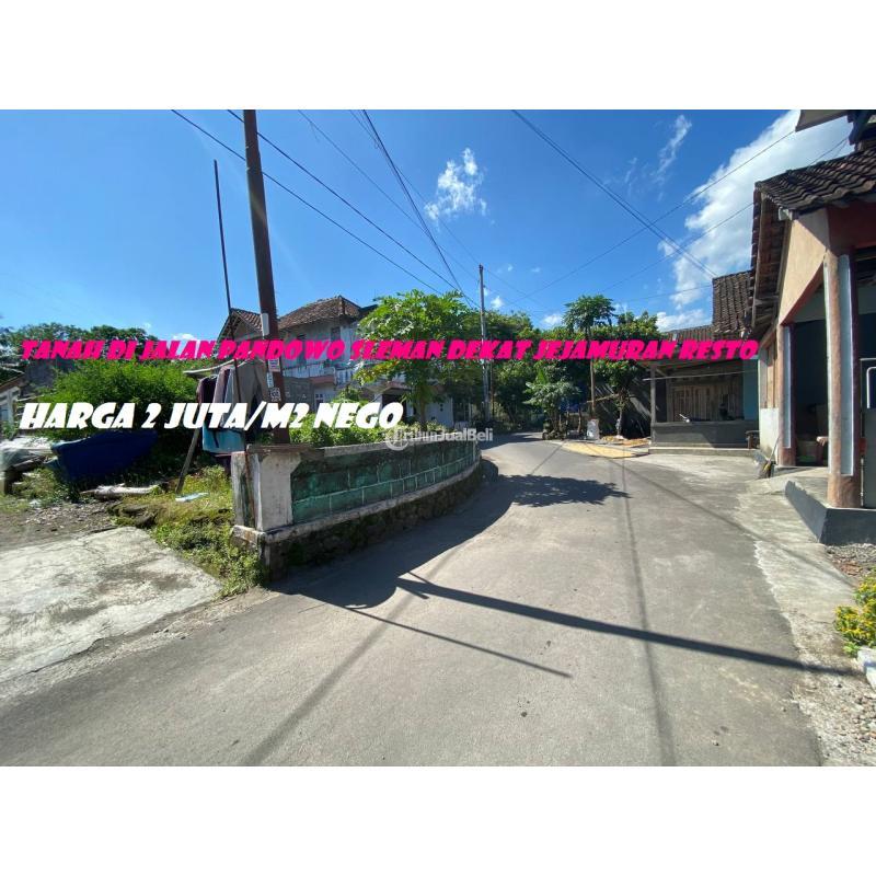 Dijual Tanah Di Jalan Pandowo Dekat Jejamuran Resto - Sleman Yogyakarta 