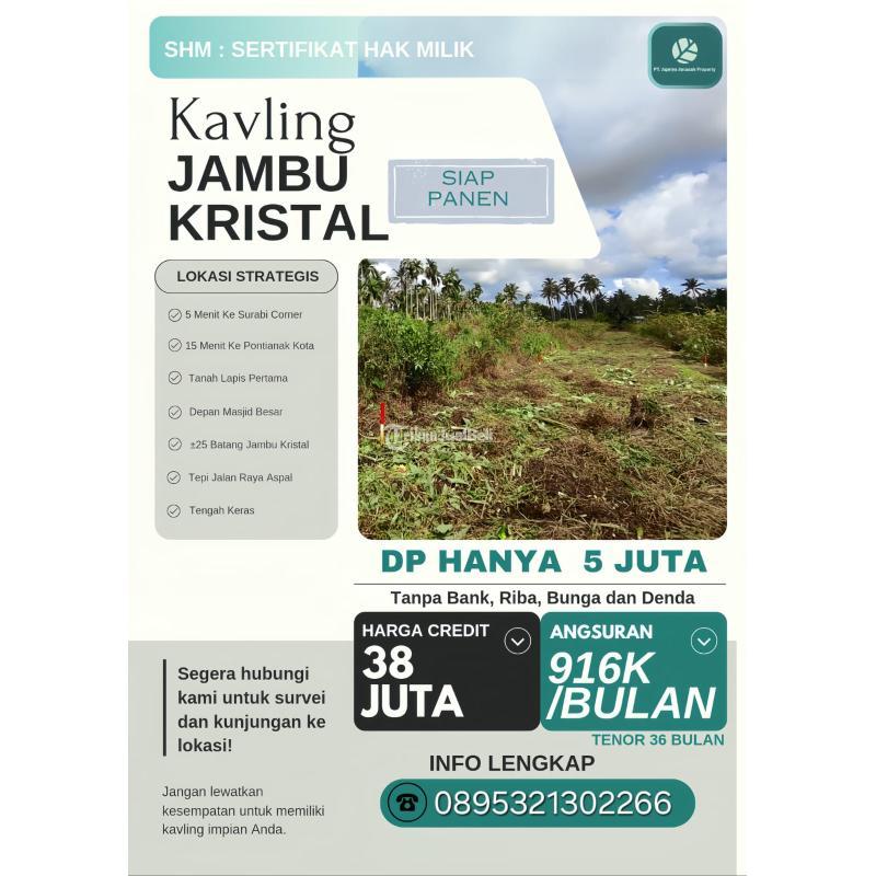 Dijual Tanah Siap Bangun LT200 m2 Legalitas SHM - Pontianak Kalimantan Barat 