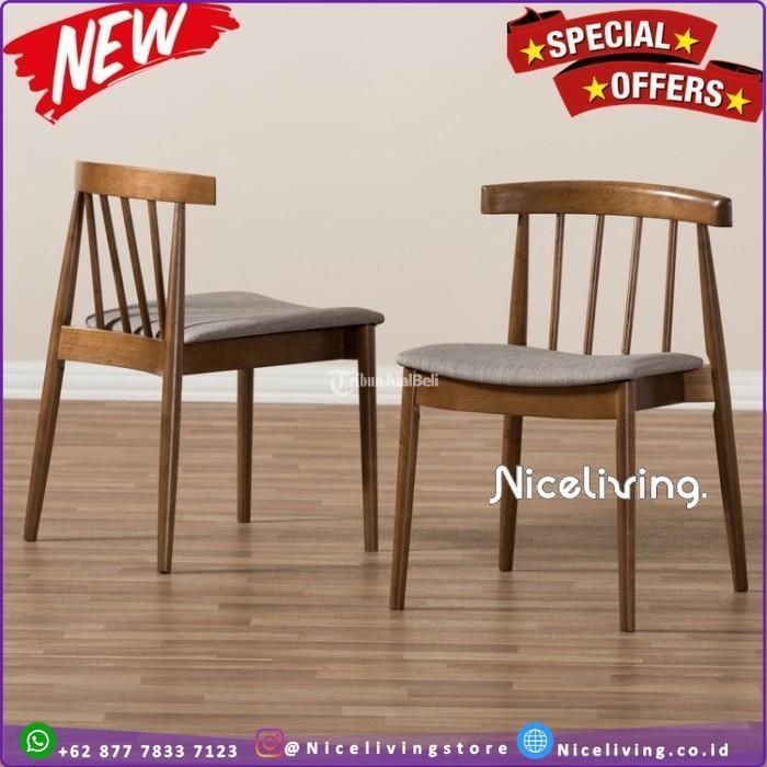 Kursi Makan Kursi Cafe Minimalis Retro Jati Furniture Jepara - Semarang Jawa Tengah