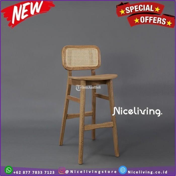 Kursi Bar Minimalis Jati Kursi Caffe Kursi Rotan Furniture Jepara - Semarang Jawa Tengah