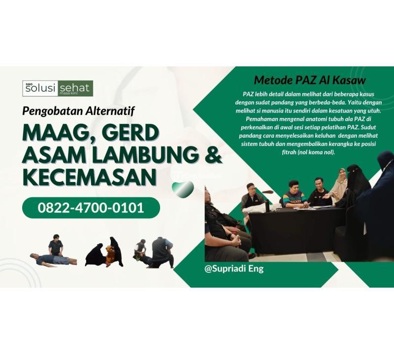 Mengobati Asam Lambung Dengan Metode Terapi PAZ - Makassar Sulawesi Selatan 