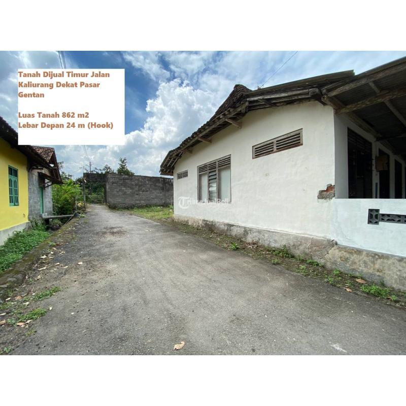 Dijual Tanah Timur Jalan Kaliurang Dekat Pasar Gentan LT862 m2 Legalitas SHM - Sleman Yogyakarta