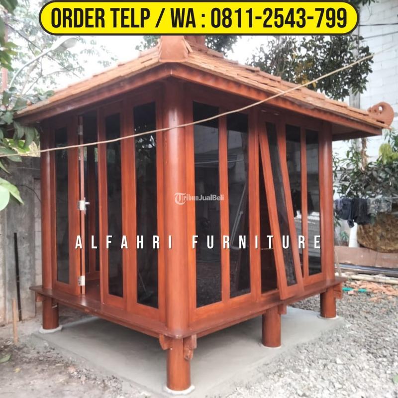 Gazebo Kayu Kelapa 3x3 Mushola Minimalis di Banjarnegara Jawa Timur ...