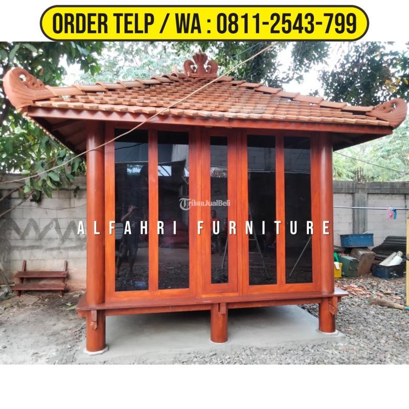 Gazebo Kayu Kelapa 3x3 Mushola Minimalis di Banjarnegara Jawa Timur ...