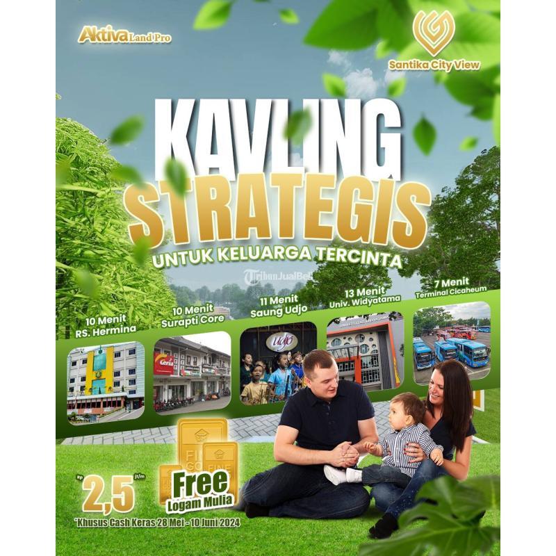 Jual Tanah Kavling Luas 60 m2 Di Tengah Kota Siap Untuk Investasi - Bandung Jawa Barat