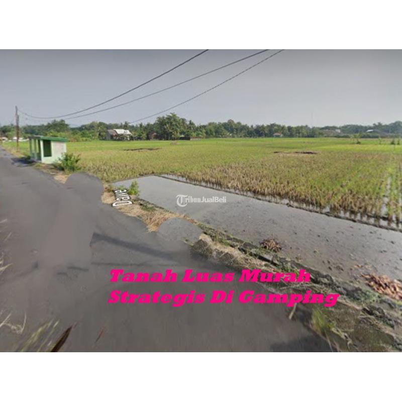 Jual Tanah Luas 2.028 m2 Murah Strategis Di Gamping - Sleman Jogja