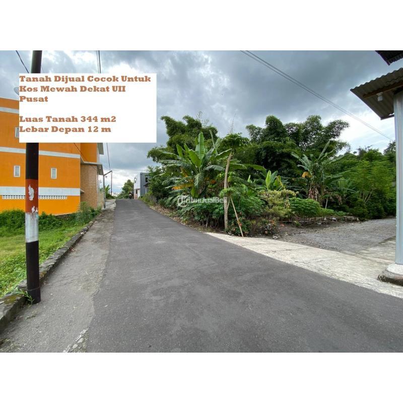 Dijual Tanah Luas 344 m2 Cocok Untuk Kos Mewah Dekat UII Pusat - Sleman Jogja