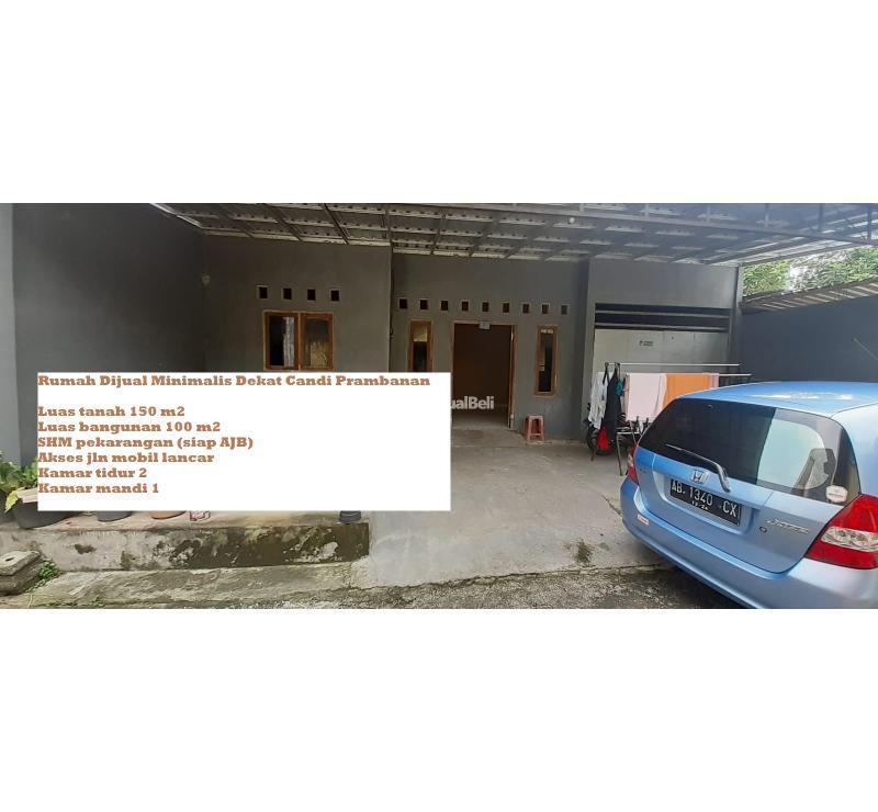 Dijual Rumah Minimalis Tipe 100 Baru Dekat Candi Prambanan - Sleman Jogja