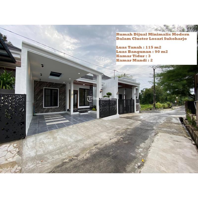 Dijual Rumah Minimalis Modern Tipe 90 Baru Dalam Cluster Losari Sukoharjo - Sleman Jogja