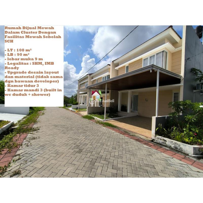 Jual Rumah Mewah Baru Tipe 90 Dalam Cluster Dengan Fasilitas Mewah Sebelah SCH - Sleman Jogja