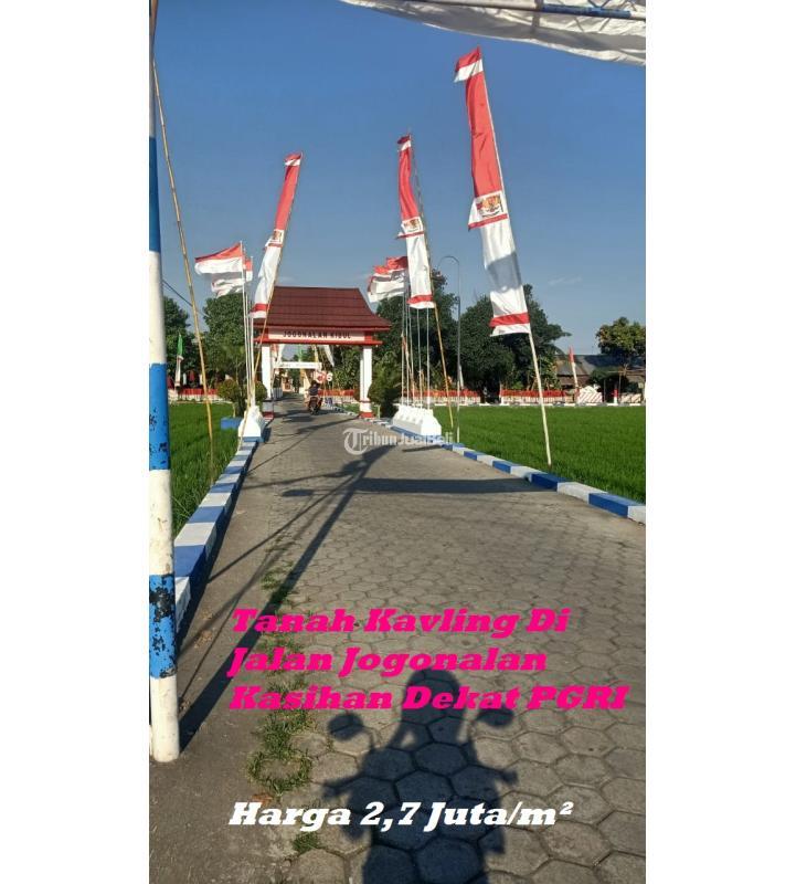 Jual Tanah Kavling Luas 326 m2 Di Jalan Jogonalan Kasihan Dekat PGR - Bantul Jogja