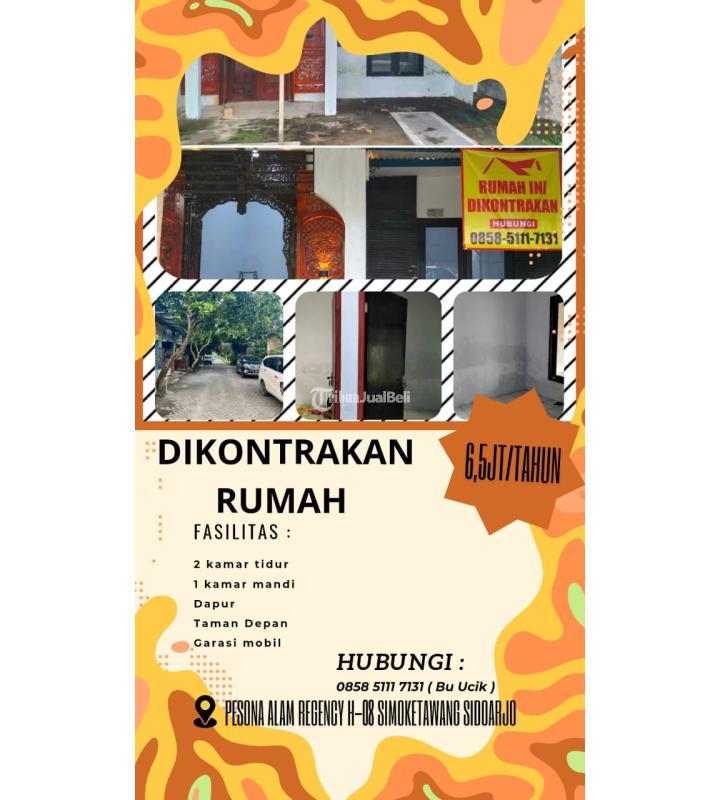 Dikontrakkan Rumah Siap Huni Luas 72 m2 di Pesona Alam Regency - Sidoarjo Jawa Timur