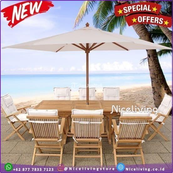 ursi Pantai Terbaru Kursi Taman Kayu Jati Dudukan Busa - Tangerang Kota Banten