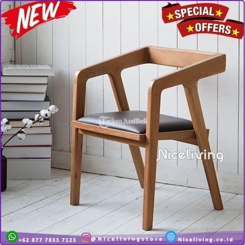 Kursi Cafe Kayu Jati Modern Kursi Reastoran Terbaru - Tangerang Kota Banten