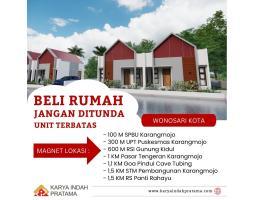 Dijual Rumah Minimalis Modern 2KT 1KM SHM di Wonosari Kota Dekat RS Panti Rahayu - Jogja