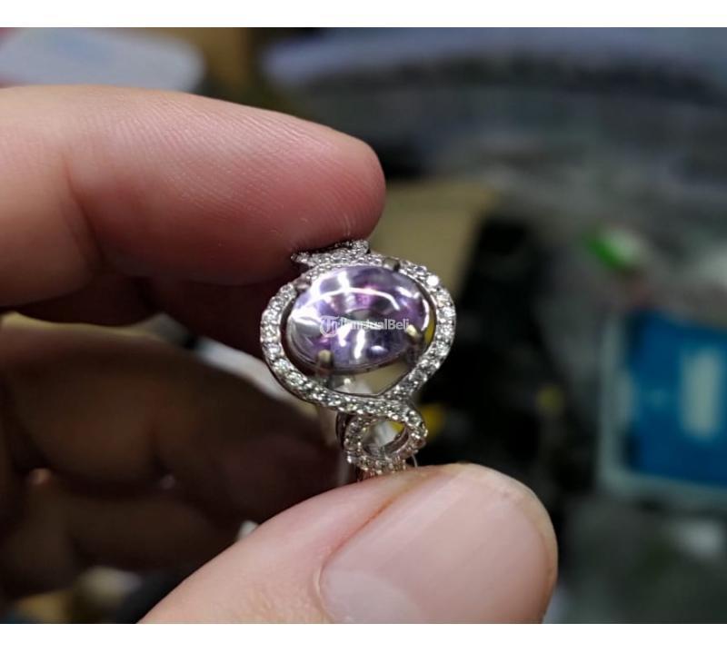 Batu Permata Natural Kecubung Bungur KCB015 Luster Istimewa Natural Amethyst - Jakarta Pusat