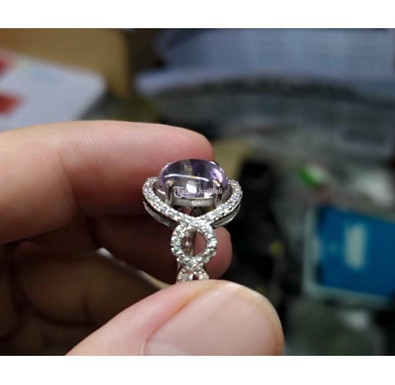 Batu Permata Natural Kecubung Bungur KCB015 Luster Istimewa Natural Amethyst - Jakarta Pusat