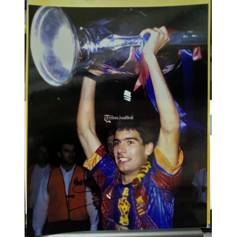 Foto Bertanda Tangan Pep Guardiola PEP001 Dengan Sertifikat Original Signed Phot - Jakarta Pusat